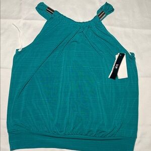 Amy Byer Teal Halter Tank Top